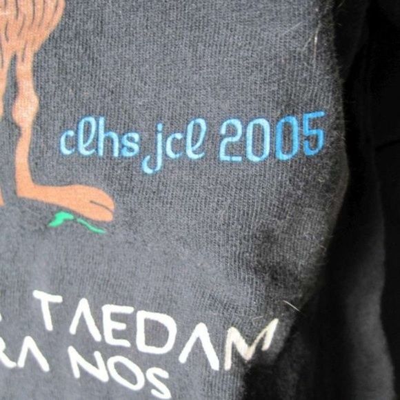 Clear Lake High School JCL 2005 Small Black Short Sleeve T Shirt Cotton Preowned - Picture 2 of 8